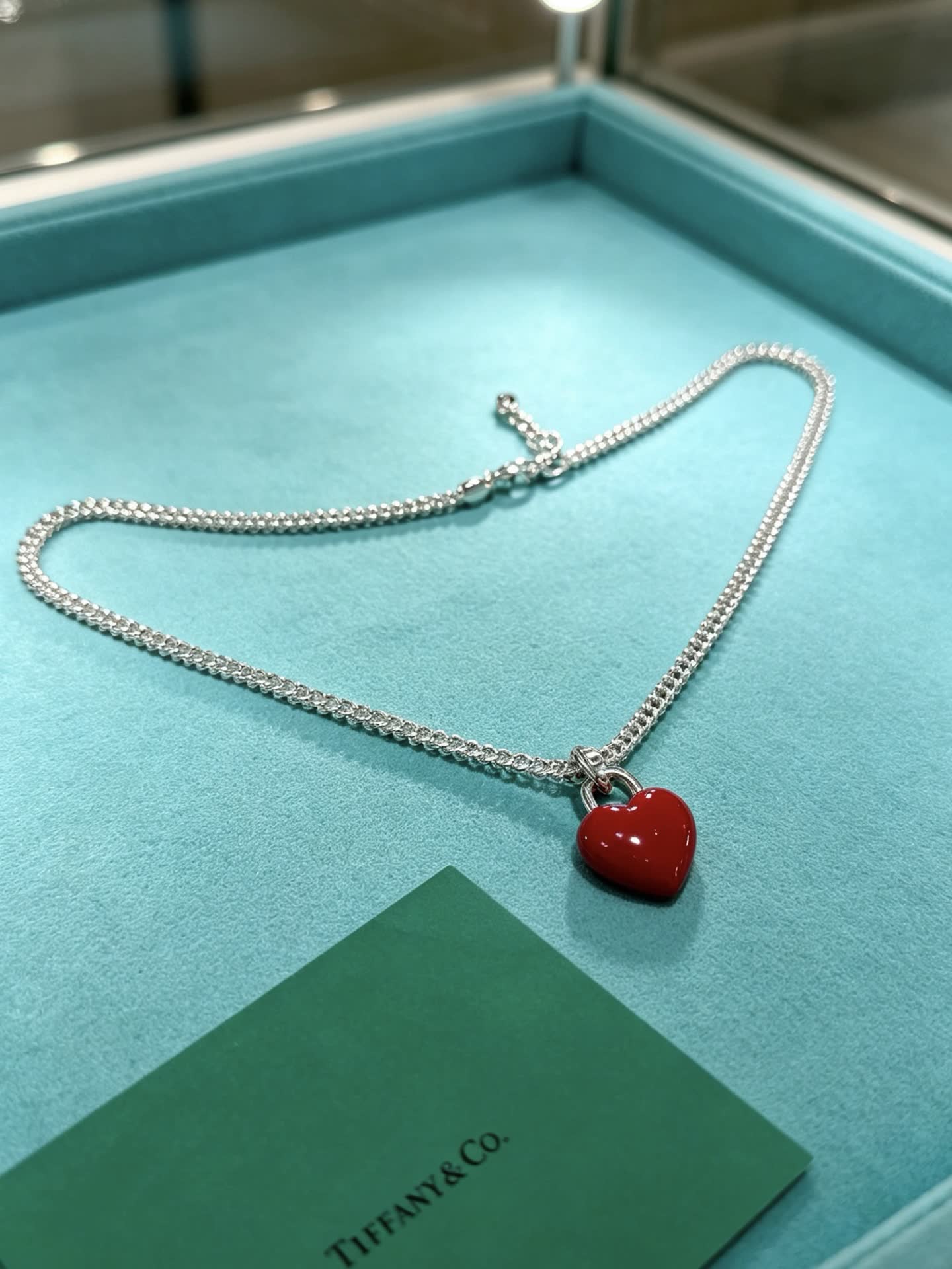 Tiffany & Co. Heart Charm Necklace
